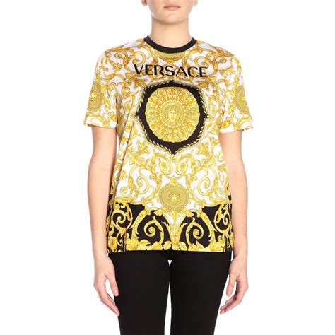 versace women t shirt|versace sweatshirts for women.